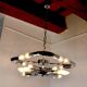 Regency Space-Age chandelier, Italy, 1970