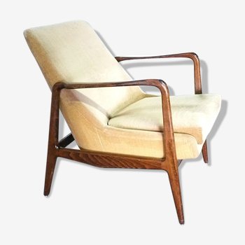 Chair of the 50s/60s vintage Recliner system