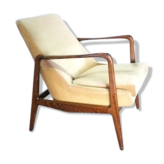 Chair of the 50s/60s vintage Recliner system