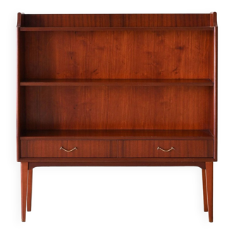 Vintage Scandinavian mahogany bookcase