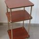 60s teak and brass table