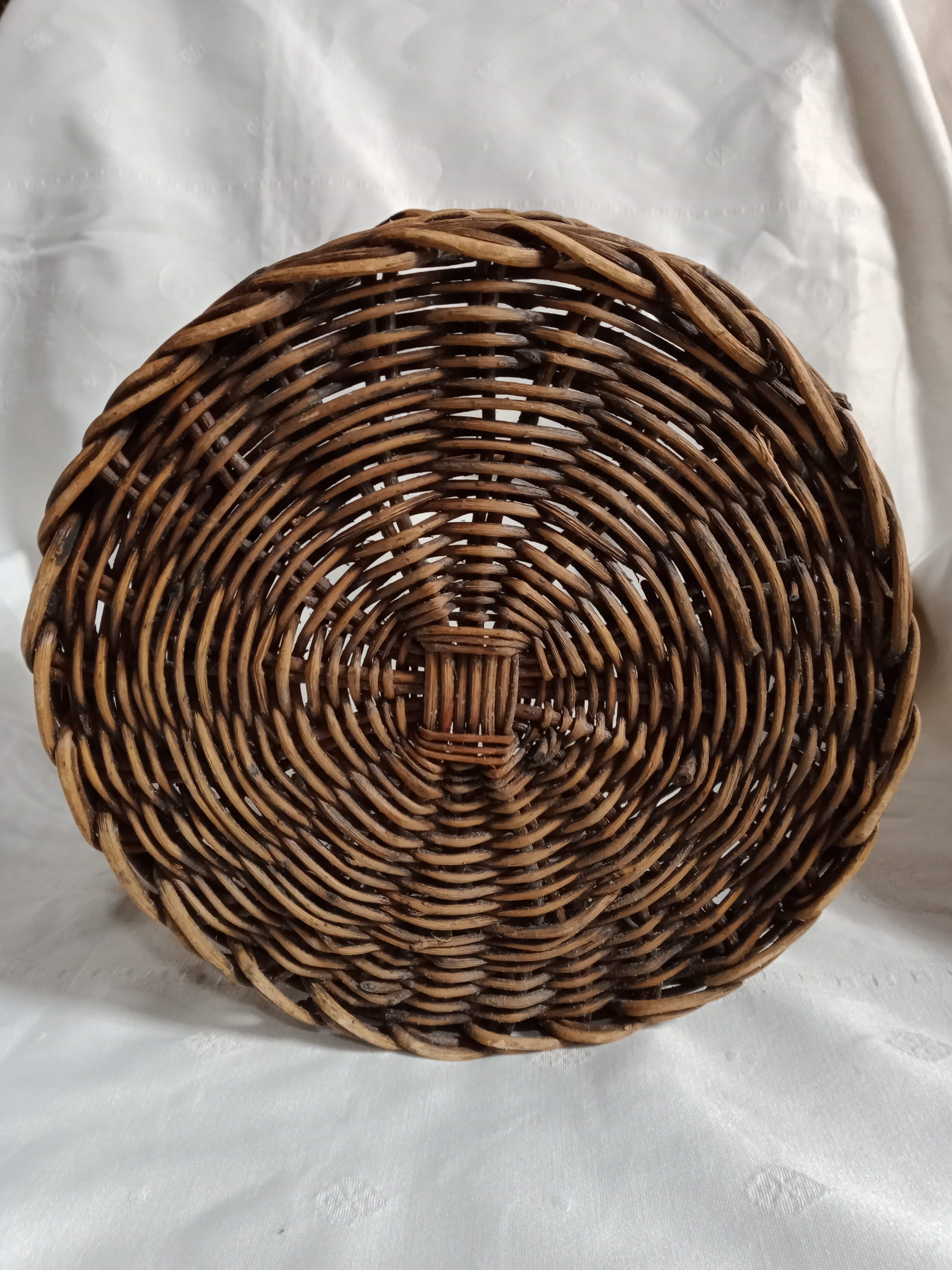 Antique wicker basket