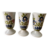 Hand-Painted Ceramic Mazagrans - Cups