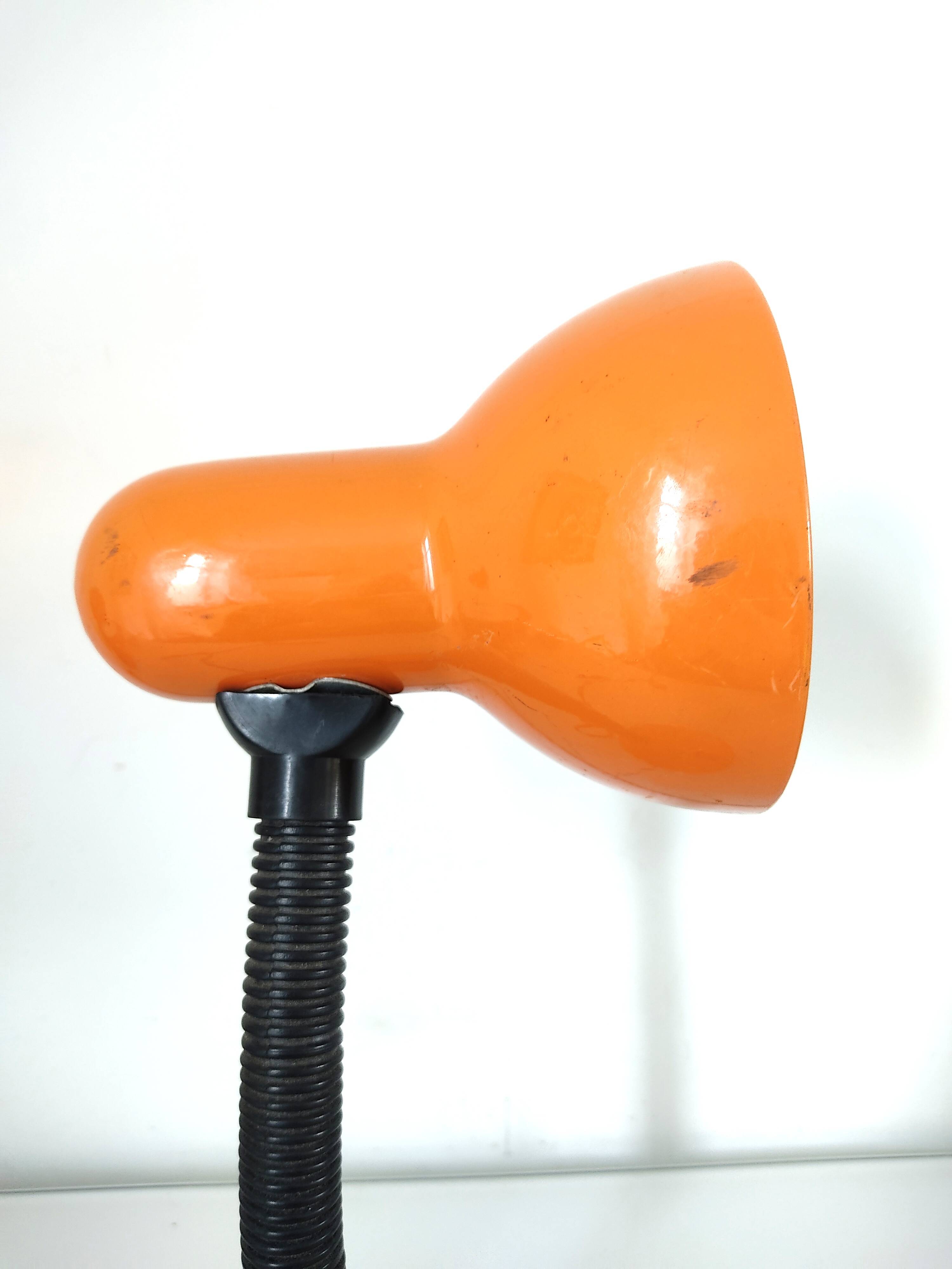 Vintage orange desk lamp