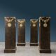 Ancient neoclassical poplar columns, Italy, 18th century