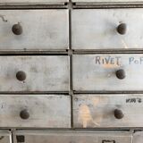 Furniture drawers patinated