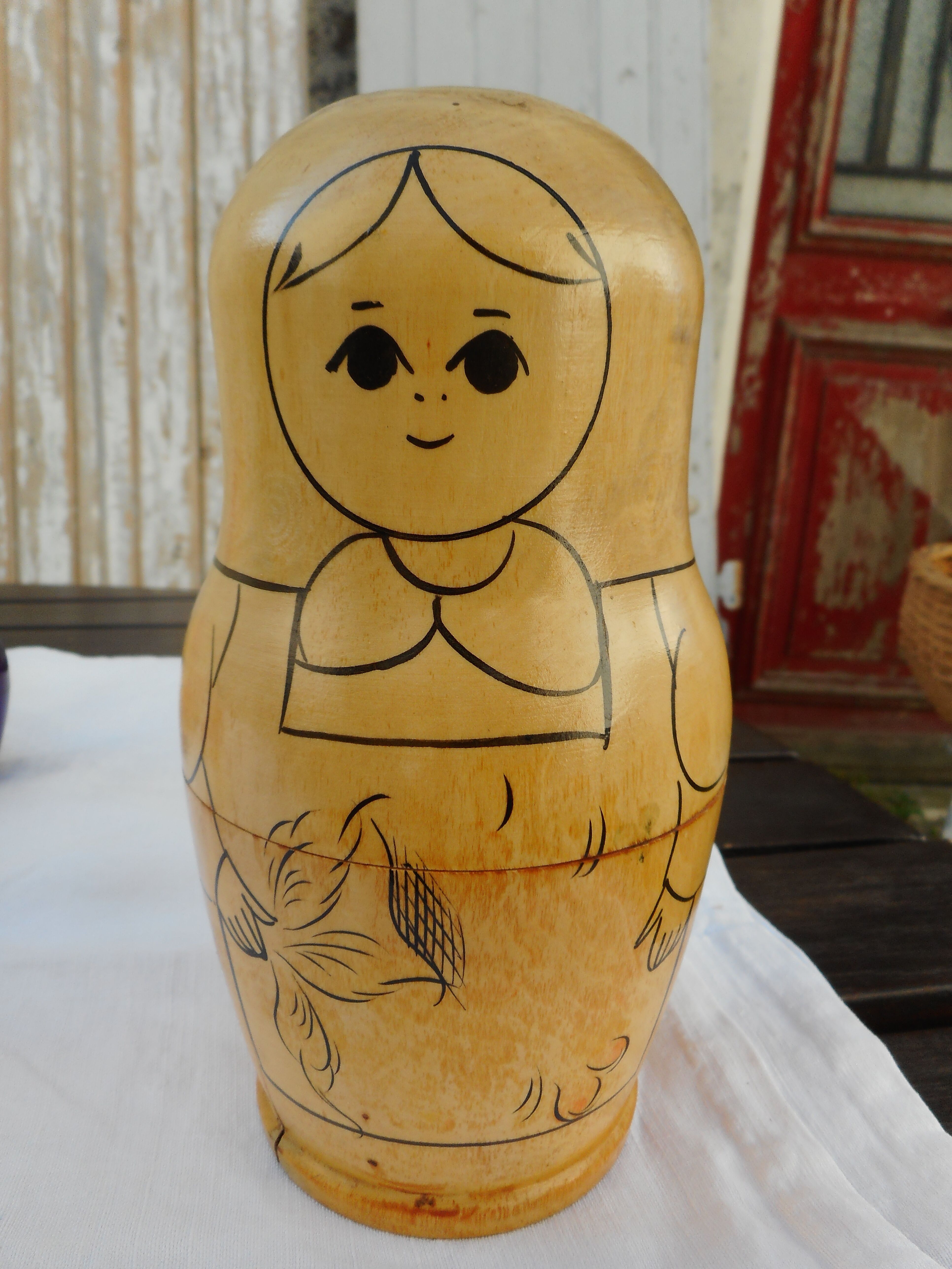 Set of ten Russian dolls "matriochka"