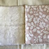 Ceremonial tablecloth in white organza