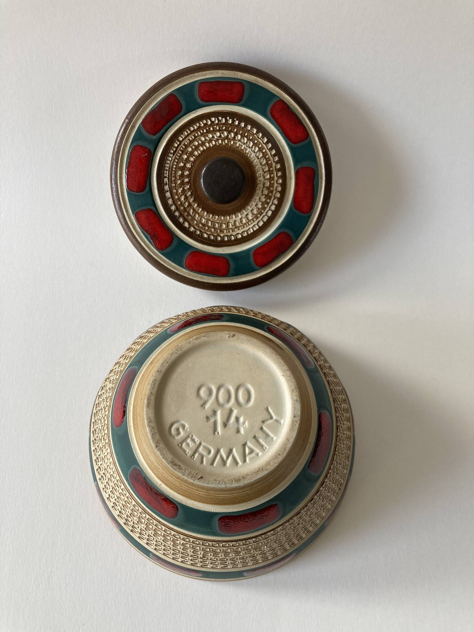 German ceramic box