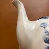 Teapot mill stream Johnson bros vintage blue