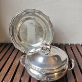 Vegetable with tray silver metal, around 1050