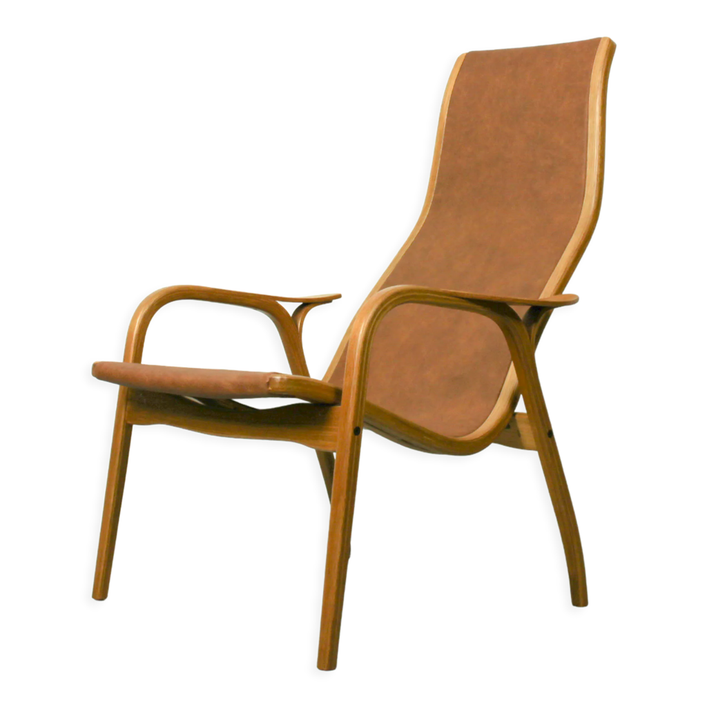 Original Mid Century Lounge Chair “Lamino” by Yngve Ekström for