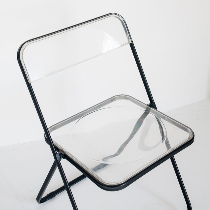 Set of 4 vintage folding chairs published by Stua, Spain 1980.