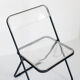 Set of 4 vintage folding chairs published by Stua, Spain 1980.
