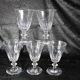 Baccarat / St Louis Caton crystal glasses early 20th France