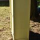 Armoire ancienne buffet jaune vintage parisien