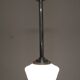 Opaline Art Deco hanging lamp