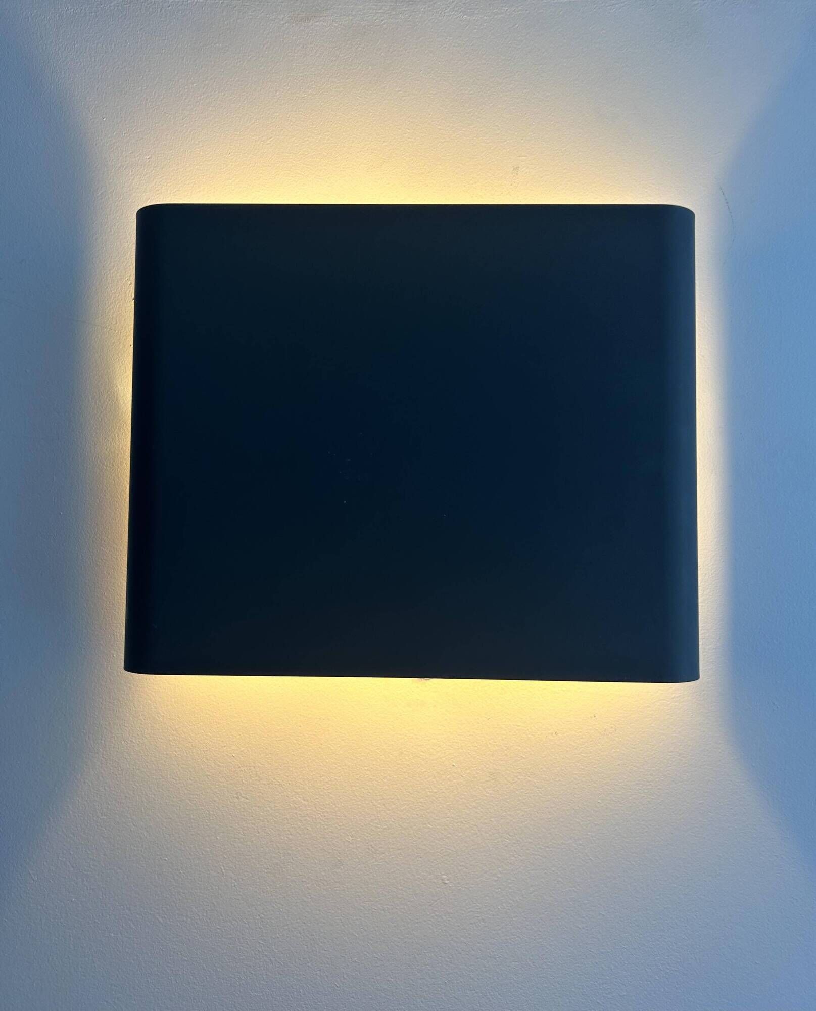 Pair of vintage Doria Leuchten wall lights, matte black, Germany 1970s
