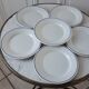 Set of 6 dessert plates Digoin Sarreguemines 60s