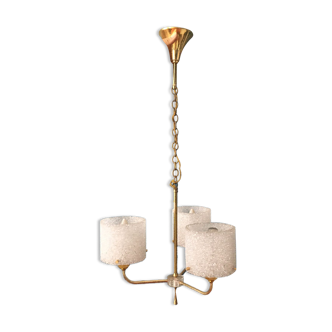 Suspension in perspex and brass
