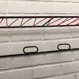 Coat rack of the 50s metal and scoubidou thread