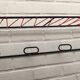 Coat rack of the 50s metal and scoubidou thread