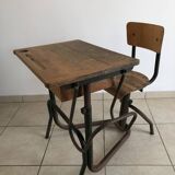 Adjustable school desk from the 1930s