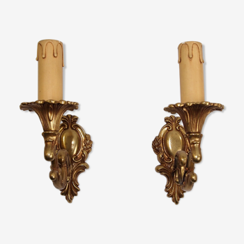 Pair of vintage wall sconces