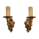 Pair of vintage wall sconces
