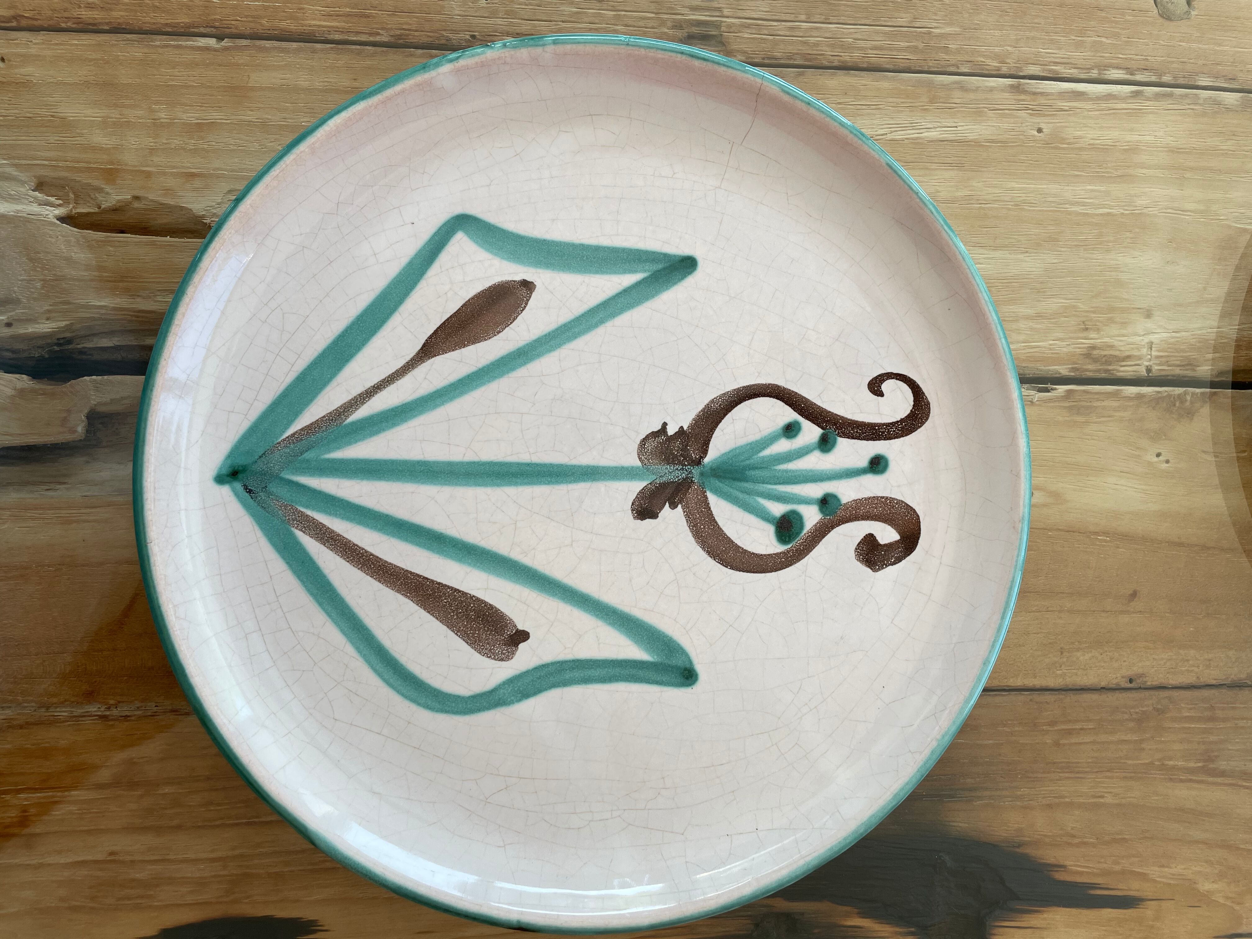 Set of 5 plates Robert Picault