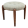 Stool - vintage teak pouf from the 1960s