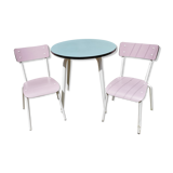 Set table & 2 chairs "les gambettes" design furniture
