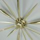 1950s mid century sputnik 3-light brass ceiling light