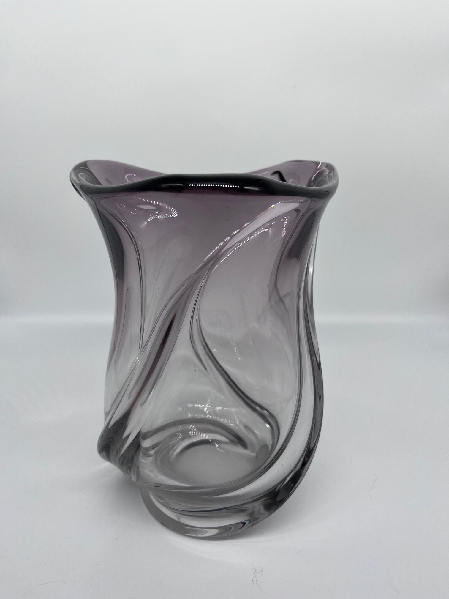 Crystal vase Val Saint Lambert