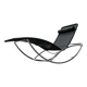 Chaise longue vintage modèle S 828 en acier tubulaire par Torben Skov pour Thonet, années 1980