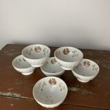 Set of 6 Limoges porcelain bowls