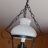 White opaline hanging