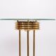 Impressive Large Brass Halogen floor lamp 1980s