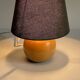 Solid wood ball lamp from the 70s