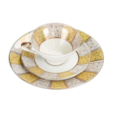 Porcelain cup and saucers set Bavaria 1950