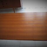 Scandinavian table in teak and teak veneer