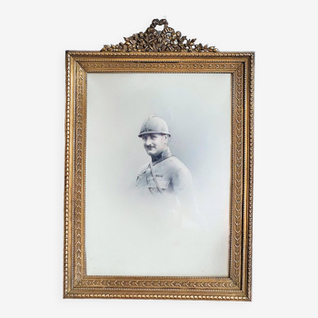 Napoleon III brass frame 30X21 cm