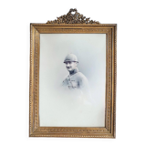 Napoleon III brass frame 30X21 cm