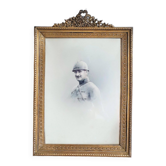 Napoleon III brass frame 30X21 cm