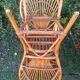 Chaises rotin vintage