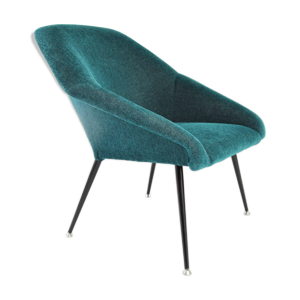 Fauteuil coquille verte