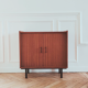 Buffet bas/ Enfilade moderniste vintage rénovée, années 50-60