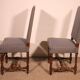 Deux Chaises Louis XIII En Noyer
