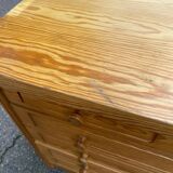 Scandinavian chest of drawers with 6 wooden drawers