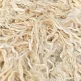 Tapis vintage en laine neutre beige ivoire 3x7, 112x223 cm SK 70381